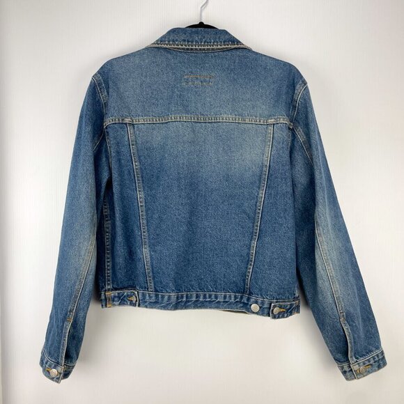 EVAN PICONE Denim Jeans Medium Wash Jacket Size L - Picture 3 of 7